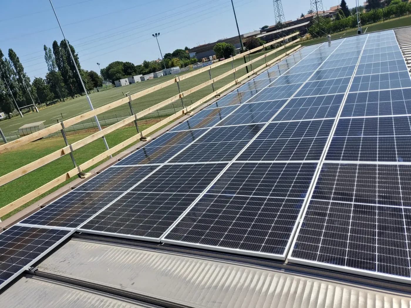 Impianto fotovoltaico del centro sportivo di Cesena (1)