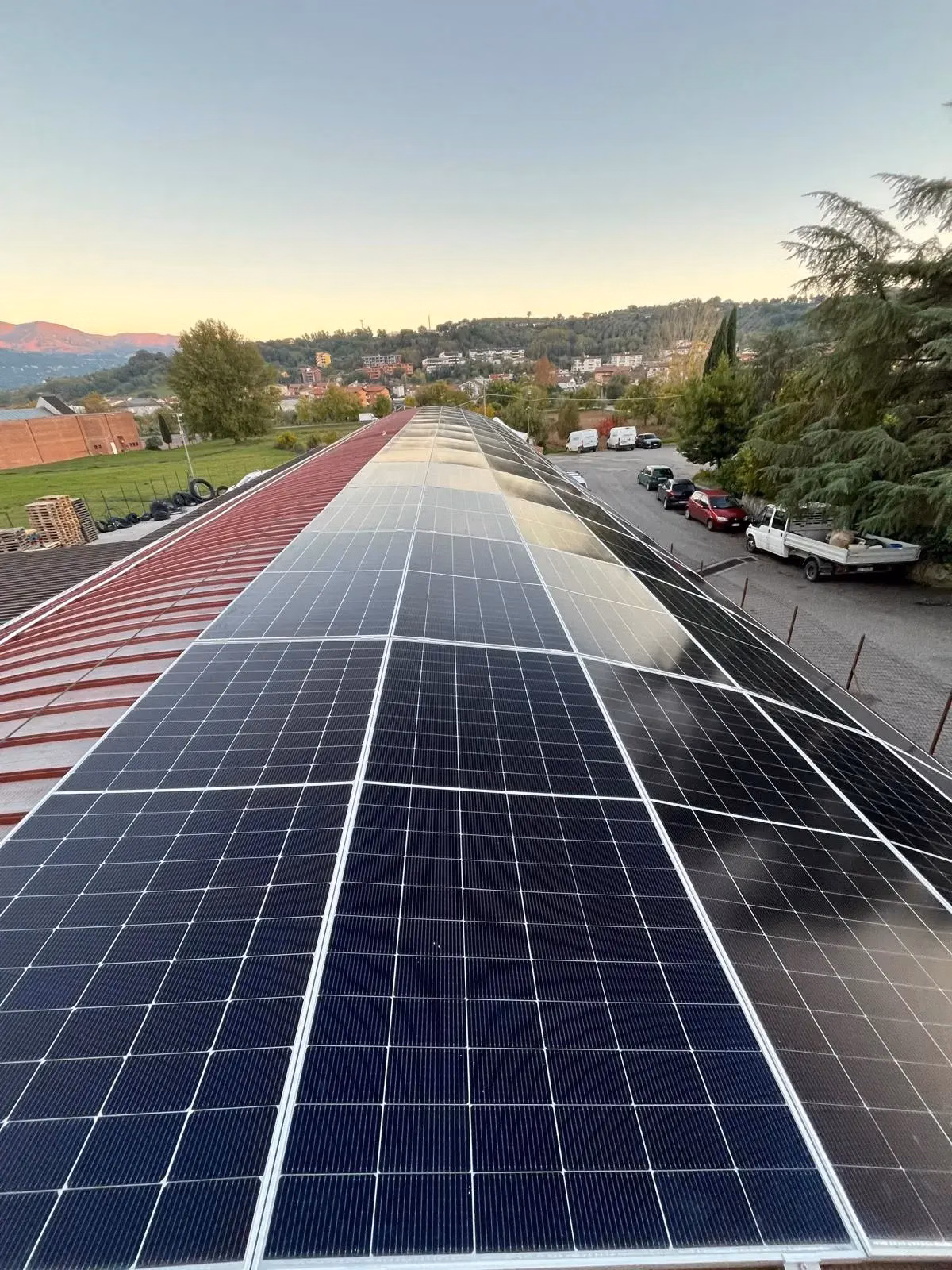 Impianto fotovoltaico su capannone a Rende (2)